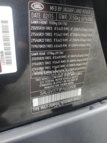 Photo 5 of 2015 LAND ROVER RANGE ROVER AUTOBIOGRAPHY N/A (VIN SALGV3TF8FA222606)