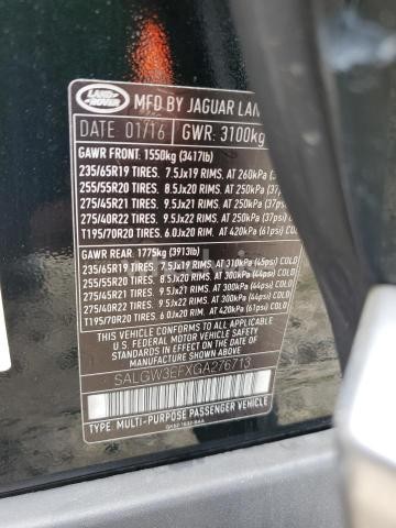 Photo 12 of 2016 LAND ROVER RANGE ROVER SV AUTOBIOGRAPHY N/A (VIN SALGW3EFXGA276713)