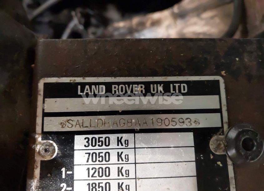 Photo 9 of 1983 Land Rover DEFENDER (VIN SALLDHAG8AA190593)