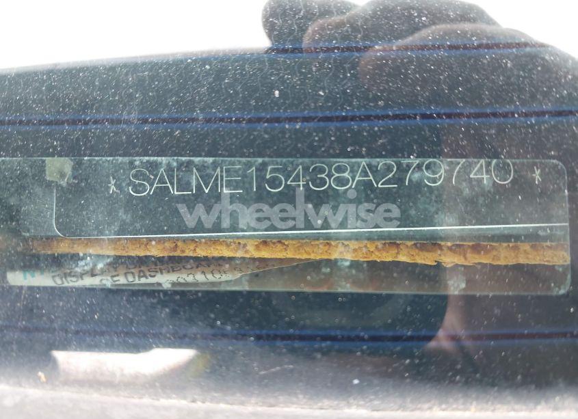 Photo 12 of 2008 Land Rover RANGE ROVER HSE (VIN SALME15438A279740)