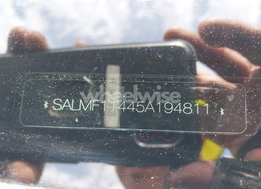 Photo 9 of 2005 Land Rover RANGE ROVER HSE (VIN SALMF11445A194811)