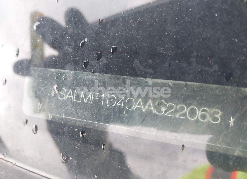 Photo 11 of 2010 Land Rover RANGE ROVER HSE (VIN SALMF1D40AA322063)