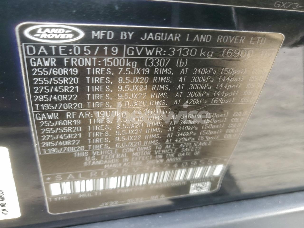 Photo 14 of 2019 LAND ROVER DISCOVERY SE (VIN SALRG2RV3K2409557)