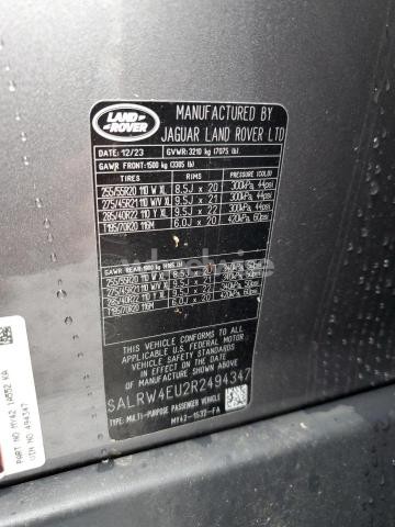 Photo 7 of 2024 LAND ROVER DISCOVERY METROPOLITAN EDITION (VIN SALRW4EU2R2494347)