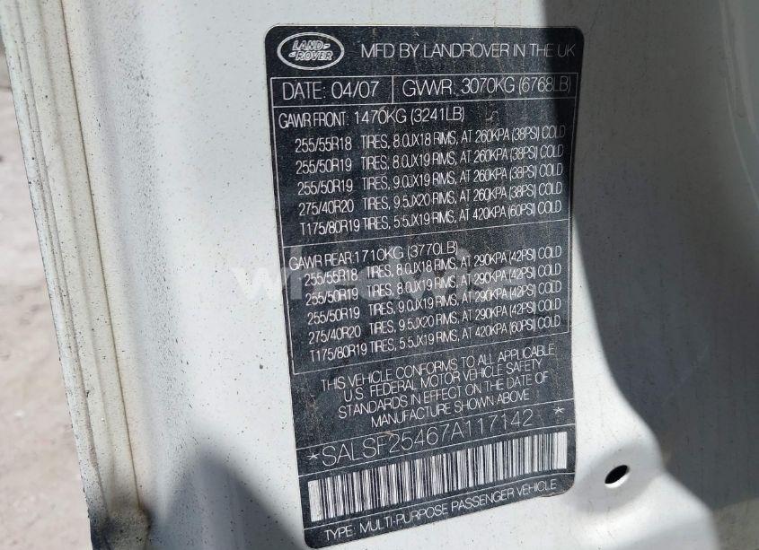 Photo 9 of 2009 Land Rover RANGE ROVER SPORT HSE (VIN SALSF25459A199061)