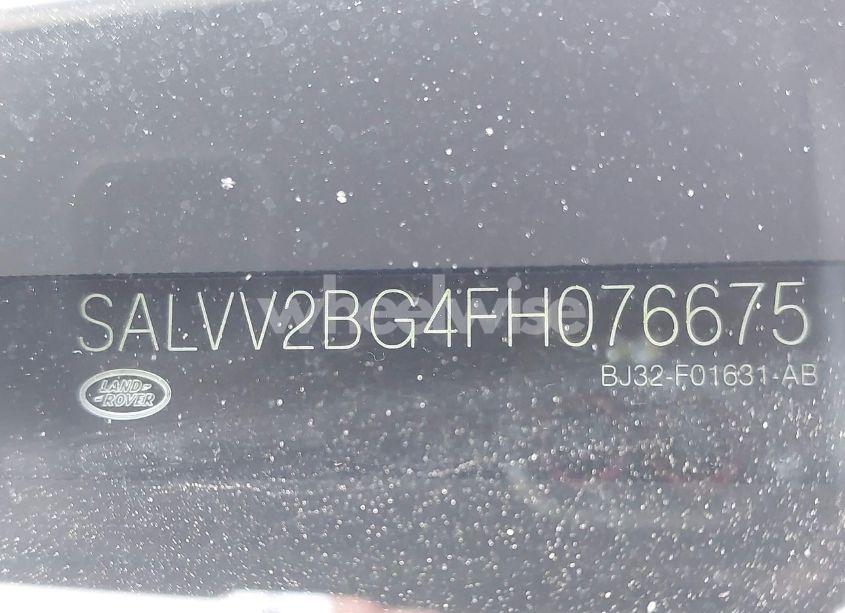 Photo 9 of 2015 Land Rover RANGE ROVER EVOQUE PRESTIGE (VIN SALVV2BG4FH076675)