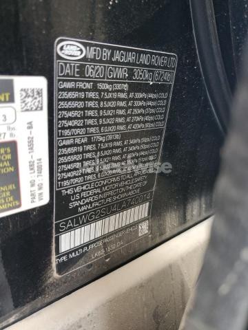 Photo 3 of 2020 LAND ROVER RANGE ROVER SPORT SE (VIN SALWG2SU4LA740014)