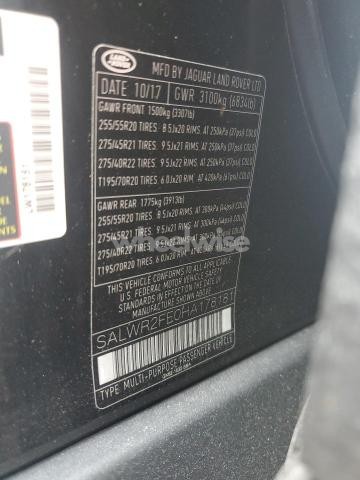 Photo 7 of 2017 LAND ROVER RANGE ROVER SPORT SC N/A (VIN SALWR2FE0HA178181)