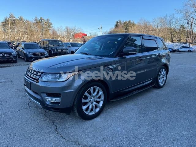 Photo 10 of 2016 LAND ROVER RANGE ROVER SPORT HSE (VIN SALWR2KF8GA630584)