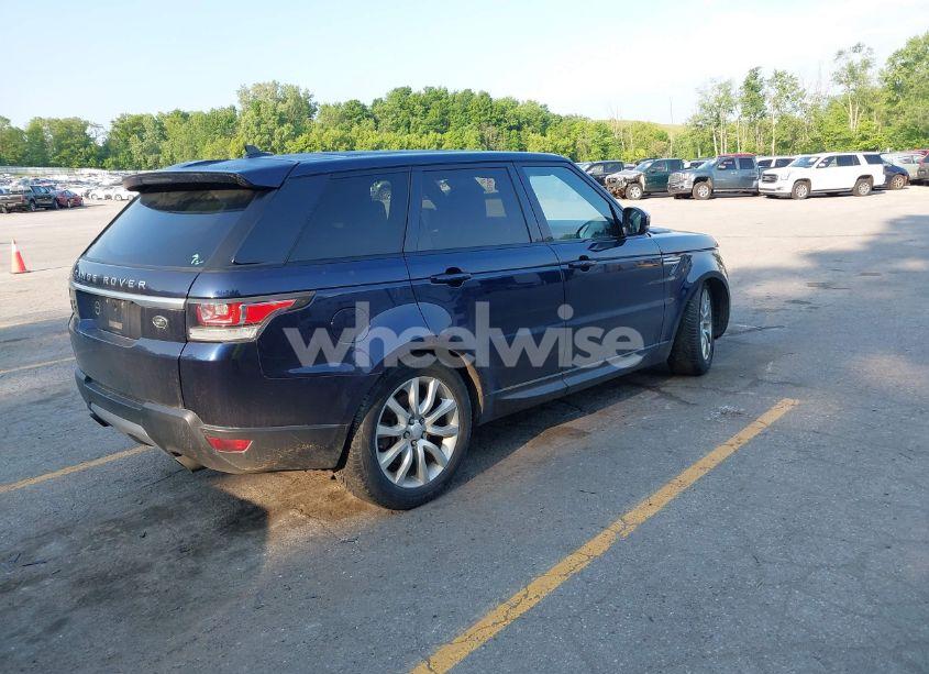 Photo 4 of 2016 Land Rover RANGE ROVER SPORT 3.0L V6 SUPERCHARGED HSE (VIN SALWR2PFXGA114722)