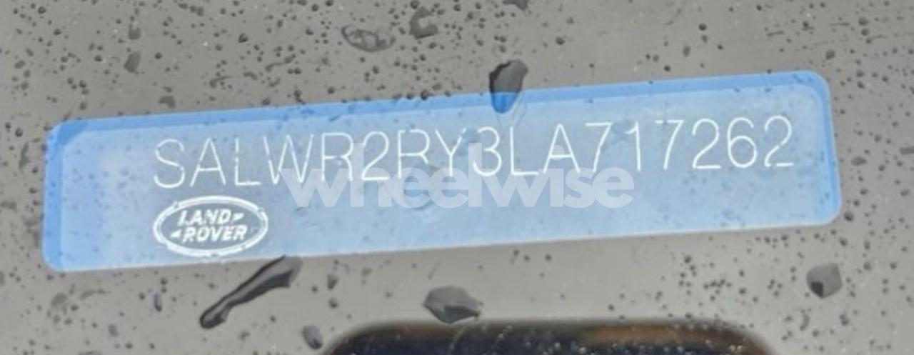 Photo 10 of 2020 LAND ROVER RANGE ROVER SPORT HSE (VIN SALWR2RY3LA717262)