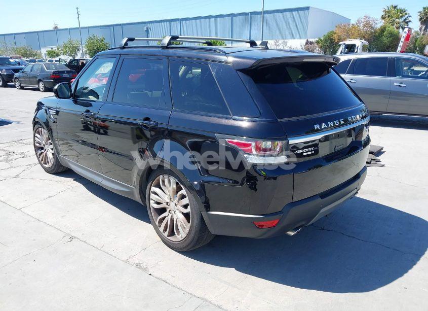 Photo 3 of 2016 Land Rover RANGE ROVER SPORT 3.0L V6 SUPERCHARGED HSE (VIN SALWR2VF0GA580565)
