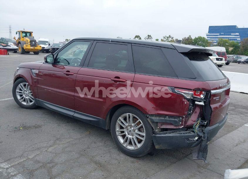 Photo 3 of 2015 Land Rover RANGE ROVER SPORT 3.0L V6 SUPERCHARGED HSE (VIN SALWR2VF2FA625097)