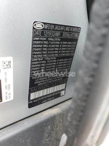 Photo 8 of 2020 LAND ROVER RANGE ROVER SPORT HST (VIN SALWS2RU1LA718539)