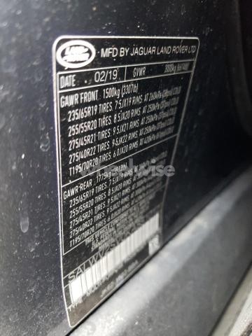 Photo 12 of 2019 LAND ROVER RANGE ROVER SPORT HSE DYNAMIC N/A (VIN SALWV2SV0KA851012)