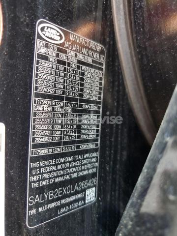 Photo 11 of 2020 LAND ROVER RANGE ROVER VELAR S N/A (VIN SALYB2EX0LA265426)