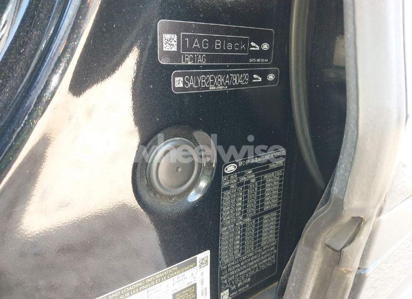 Photo 9 of 2019 Land Rover RANGE ROVER VELAR P250 S (VIN SALYB2EX8KA780429)