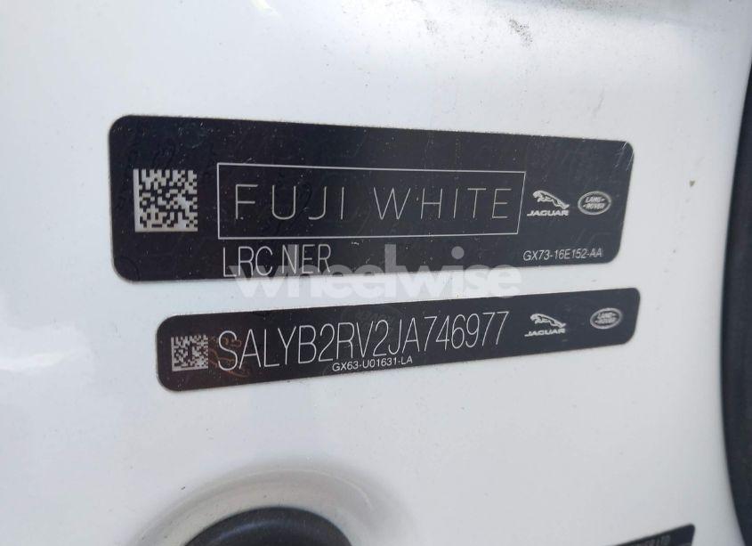 Photo 9 of 2018 Land Rover RANGE ROVER VELAR P380 S (VIN SALYB2RV2JA746977)