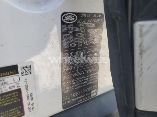 Photo 7 of 2024 LAND ROVER RANGE ROVER VELAR S N/A (VIN SALYJ2EX1RA386459)