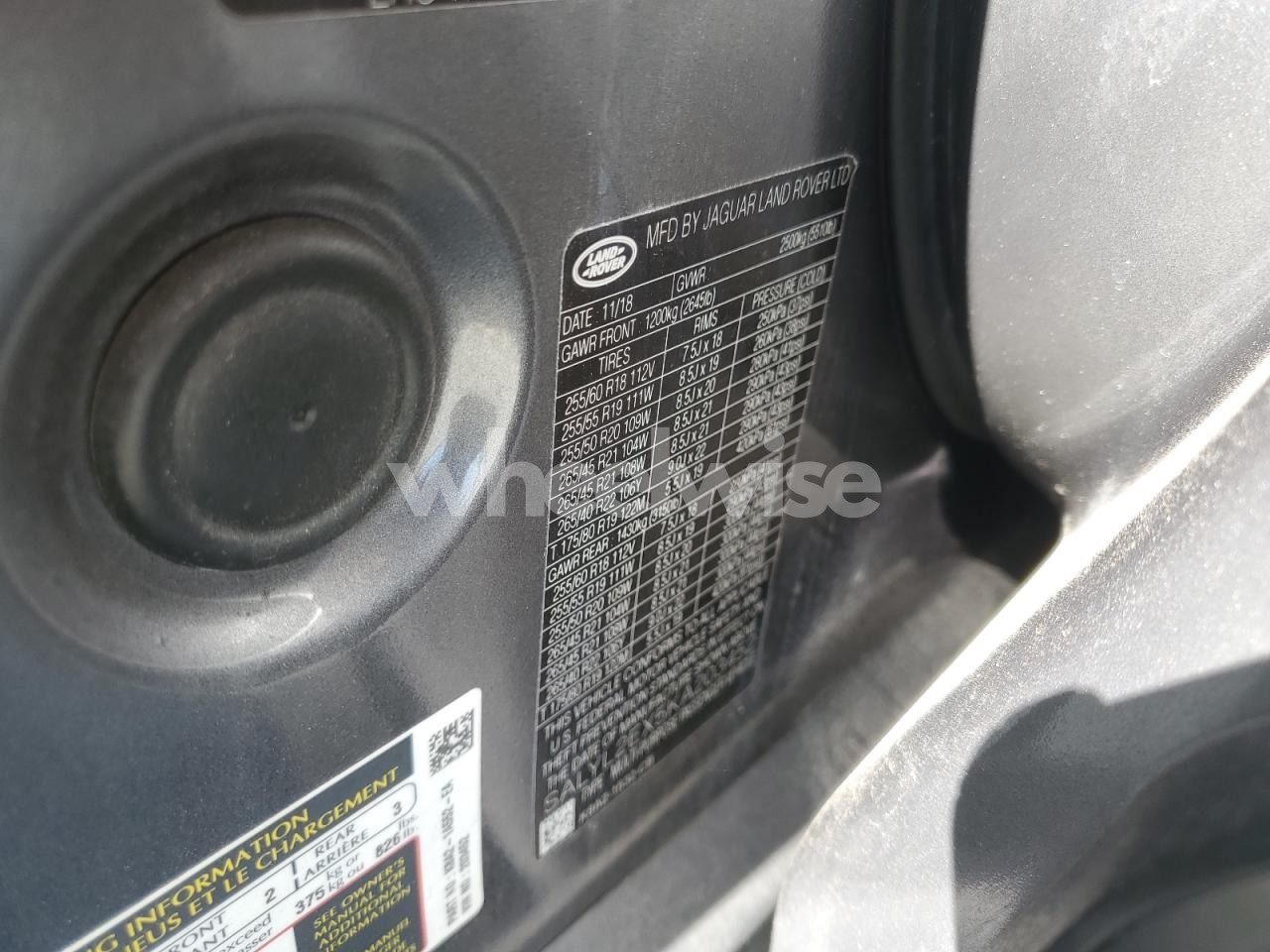 Photo 12 of 2019 LAND ROVER RANGE ROVER VELAR R-DYNAMIC SE N/A (VIN SALYL2EX5KA203452)