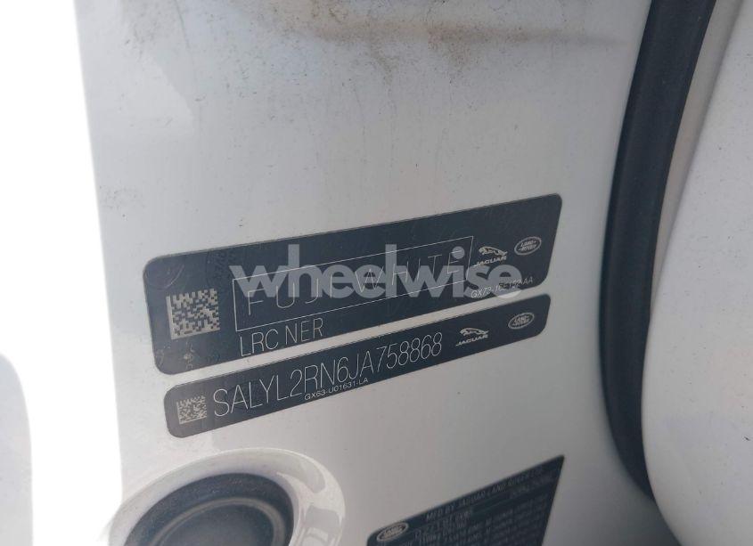 Photo 9 of 2018 Land Rover RANGE ROVER VELAR D180 SE R-DYNAMIC (VIN SALYL2RN6JA758868)