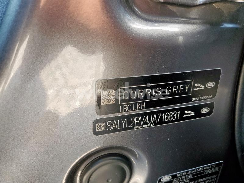 Photo 9 of 2018 LAND ROVER RANGE ROVER VELAR R-DYNAMIC SE N/A (VIN SALYL2RV4JA716831)