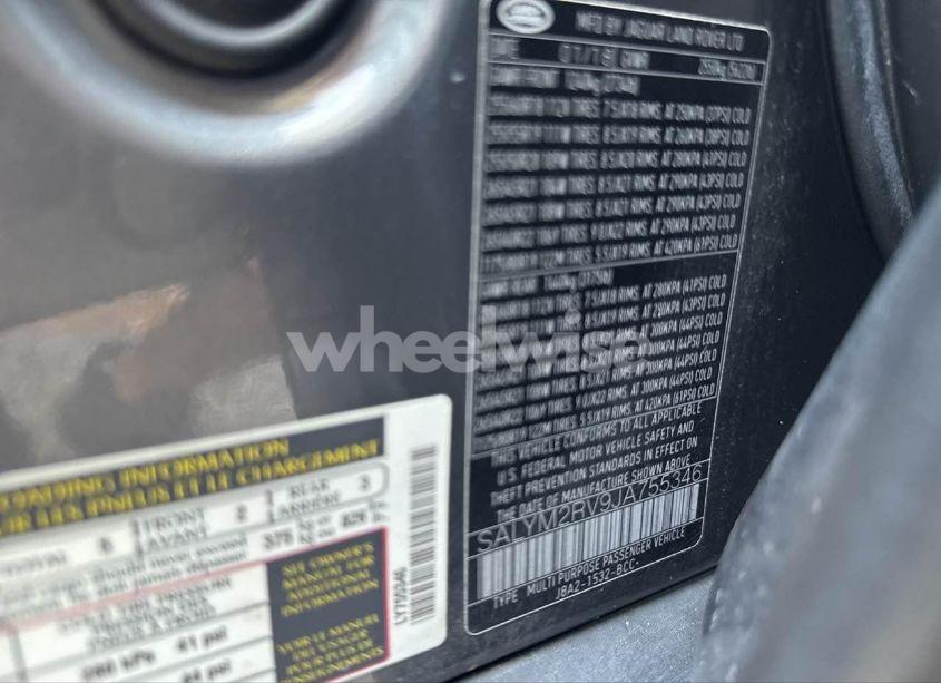 Photo 9 of 2018 Land Rover RANGE ROVER VELAR R-DYNAMIC HSE/FIRST ED (VIN SALYM2RV9JA755346)