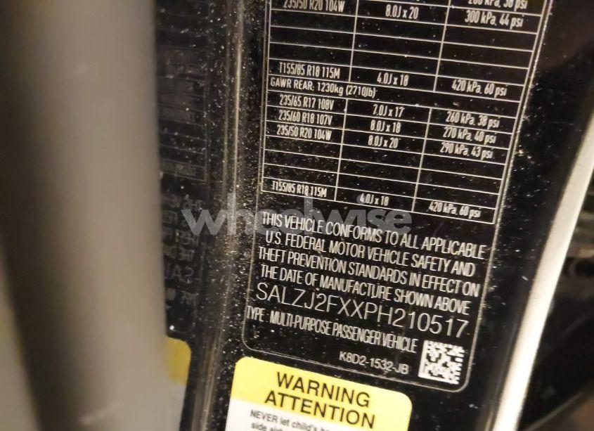 Photo 9 of 2023 Land Rover RANGE ROVER EVOQUE S (VIN SALZJ2FXXPH210517)