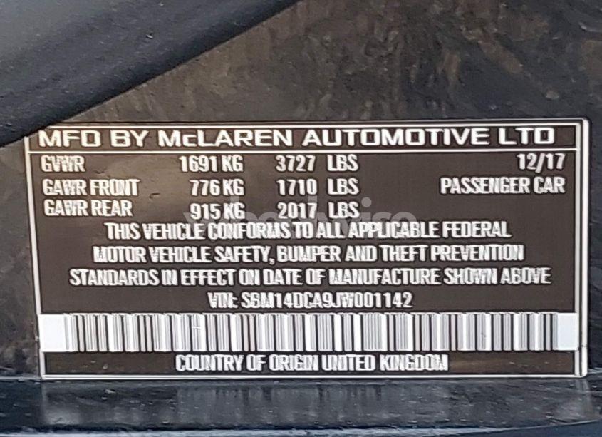 Photo 9 of 2018 Mclaren 720s LUXURY/PERFORMANCE (VIN SBM14DCA9JW001142)