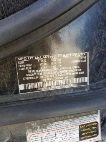 Photo 9 of 2020 MCLAREN AUTOMOTIVE 720S (VIN SBM14FCA6LW004658)