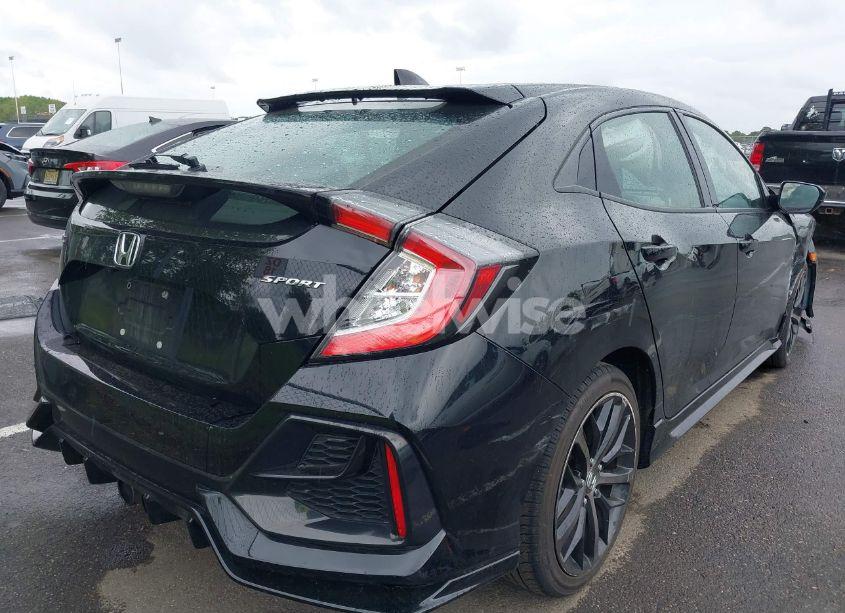 Photo 4 of 2021 Honda Civic SPORT (VIN SHHFK7H40MU213928)