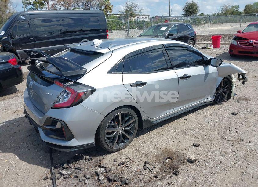 Photo 4 of 2021 Honda Civic SPORT (VIN SHHFK7H43MU225961)