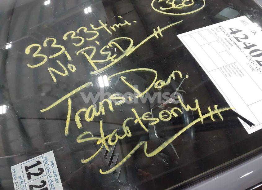 Photo 17 of 2021 Honda Civic SPORT (VIN SHHFK7H45MU405216)