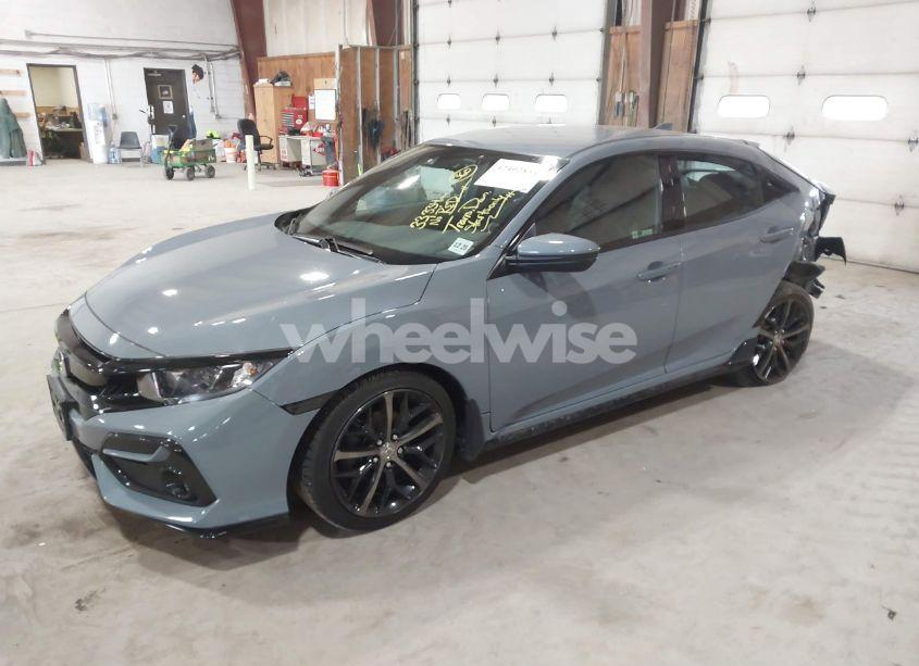 Photo 2 of 2021 Honda Civic SPORT (VIN SHHFK7H45MU405216)