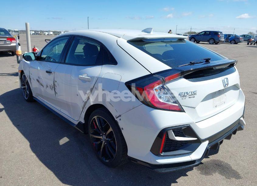 Photo 3 of 2021 Honda Civic SPORT (VIN SHHFK7H49MU217279)