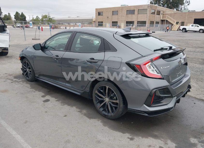 Photo 3 of 2021 Honda Civic SPORT (VIN SHHFK7H49MU426845)