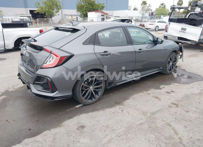 Photo 4 of 2021 Honda Civic SPORT (VIN SHHFK7H49MU426845)