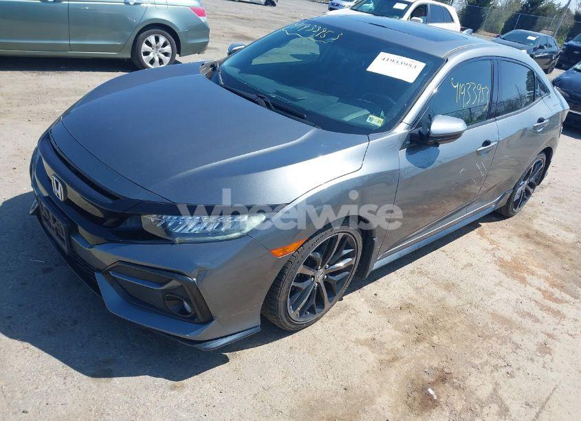 Photo 2 of 2020 Honda Civic SPORT TOURING (VIN SHHFK7H95LU221405)
