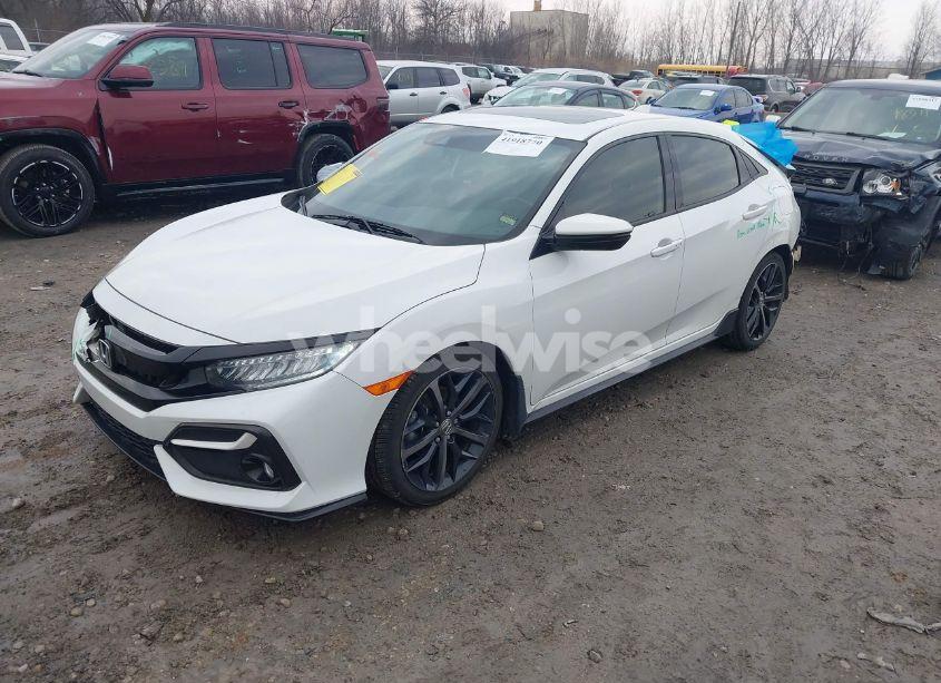 Photo 2 of 2020 Honda Civic SPORT TOURING (VIN SHHFK7H98LU219325)