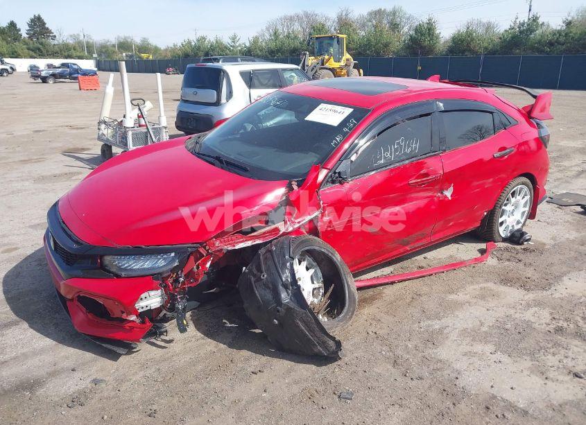 Photo 2 of 2018 Honda Civic SPORT TOURING (VIN SHHFK7H99JU418400)