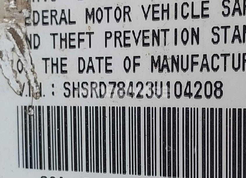 Photo 9 of 2003 Honda Cr-v LX (VIN SHSRD78423U104208)