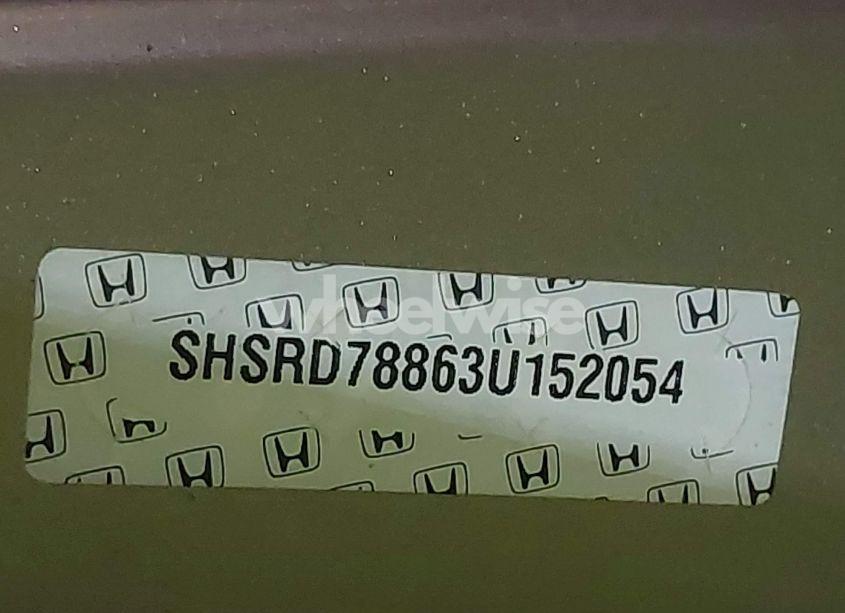 Photo 9 of 2003 Honda Cr-v EX (VIN SHSRD78863U152054)