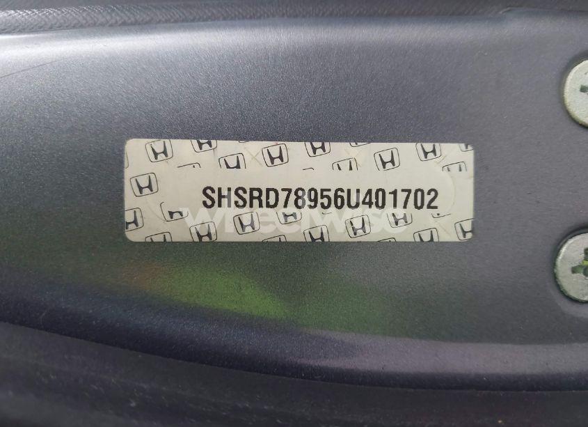 Photo 9 of 2006 Honda Cr-v SE (VIN SHSRD78956U401702)