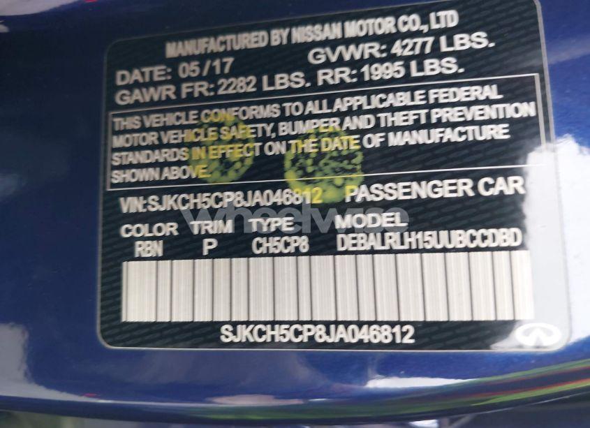 Photo 9 of 2018 Infiniti Qx30 PREMIUM (VIN SJKCH5CP8JA046812)