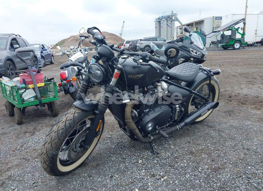Photo 2 of 2018 Triumph Motorcycle BONNEVILLE BOBBER BLACK (VIN SMTD53HL7JT888010)