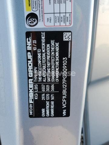 Photo 14 of 2023 FISKER INC. OCEAN ULTRA (VIN VCF1UBU27PG009103)