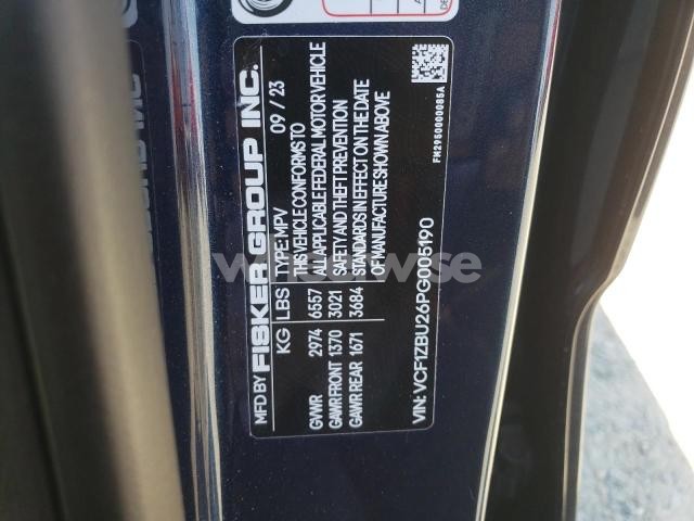 Photo 3 of 2023 FISKER INC. OCEAN OCEAN ONE (VIN VCF1ZBU26PG005190)