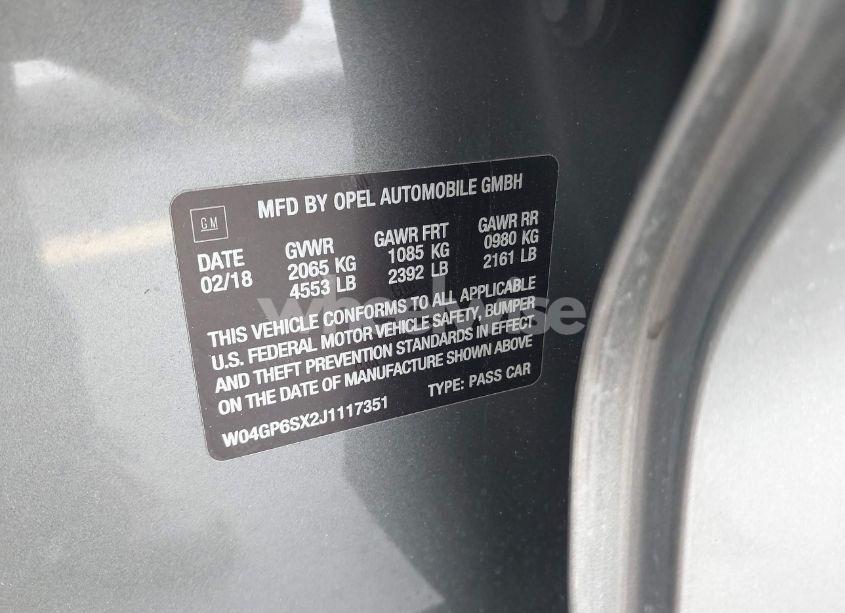 Photo 9 of 2018 Buick Regal SPORTBACK ESSENCE (VIN W04GP6SX2J1117351)