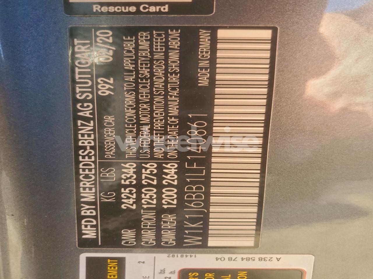 Photo 12 of 2020 MERCEDES-BENZ E AMG 53 (VIN W1K1J6BB1LF140861)