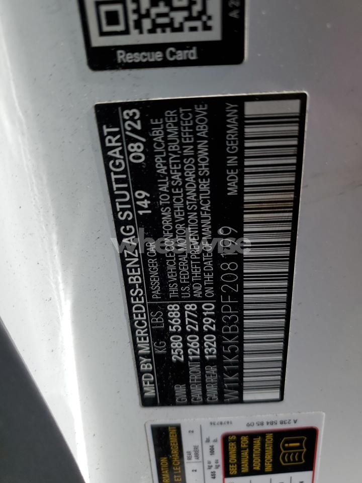 Photo 12 of 2023 MERCEDES-BENZ E 450 4MATIC (VIN W1K1K5KB3PF208199)